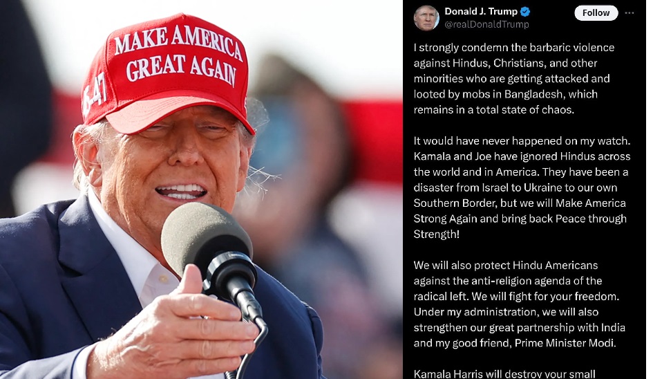 Awami League Believes A Victorious Trump Will Bring Back Hasina