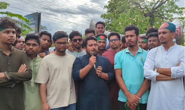 আমরা আর গোলামের জীবন যাপন করবো না: শাবিতে নাহিদ ইসলাম