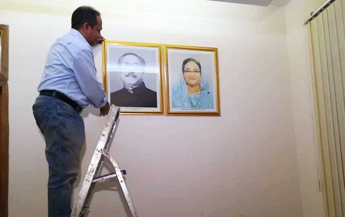জুলাই সনদ: অফিসে শেখ মুজিবের ছবি টাঙানোর বিধান বিলুপ্ত না করায় বিএনপির ক্ষোভ