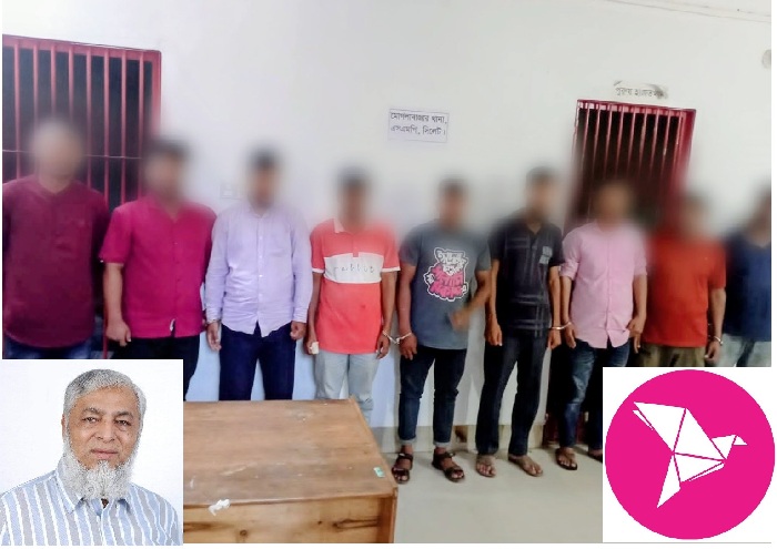 নাসিম হোসাইনের অর্ধকোটি টাকা ছিনতাই, বিকাশের কর্মীসহ গ্রেপ্তার ৯
