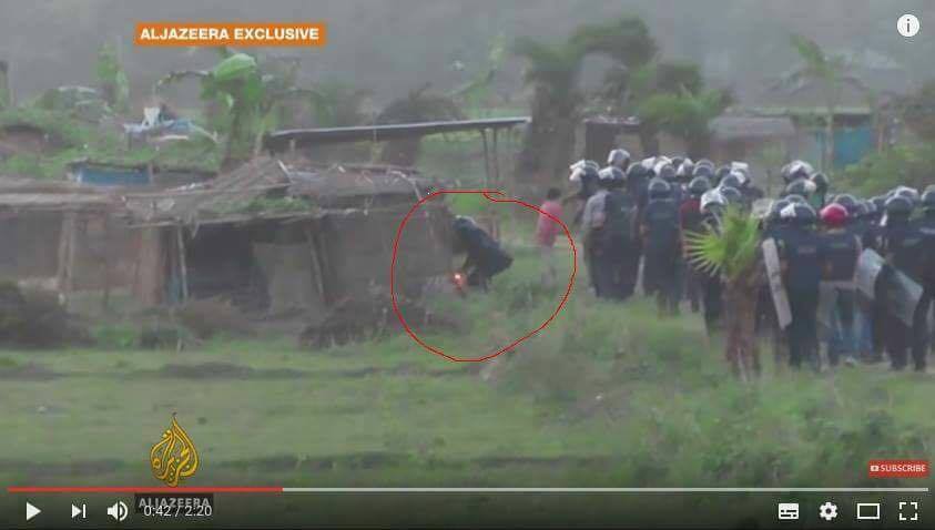 গোবিন্দগঞ্জে সাঁওতালদের ঘরে প্রথম আগুন দেয় পুলিশ! (ভিডিও)